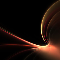 Image showing Glowing Reddish Waves