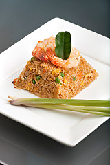 Image showing Thai Style Shrimp Fried Rice