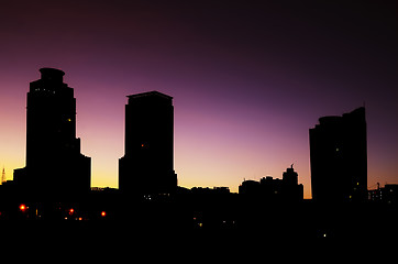 Image showing Building Silhouette