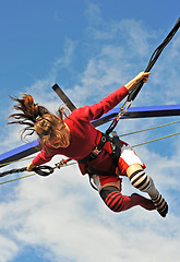 Image showing bungee jumping