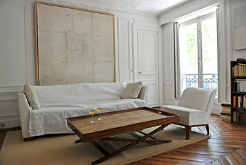 Image showing aperitif in a modern living room