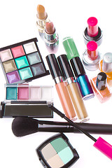 Image showing set of cosmetic products