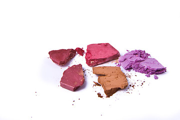 Image showing crushed eyeshadow