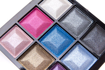 Image showing compact eyeshadows