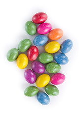 Image showing easter eggs isolated