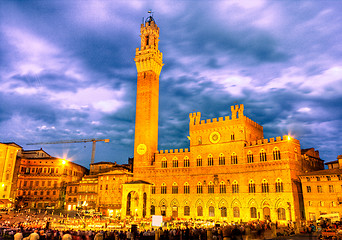 Image showing Sienna main square