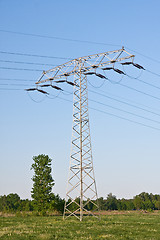 Image showing electircal powerlines