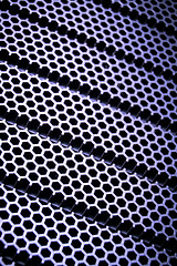 Image showing abstract metallic grid