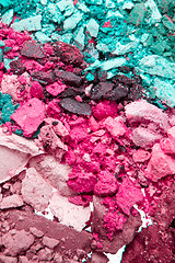 Image showing crushed eyeshadows