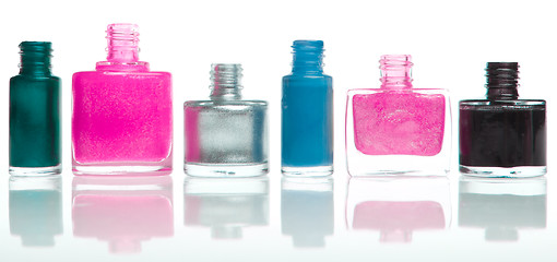 Image showing nail polish set