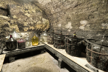 Image showing wine cellar