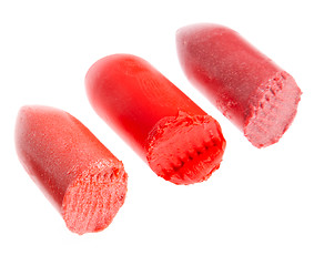 Image showing scraps of lipstick