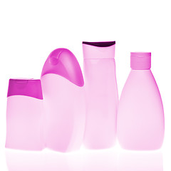 Image showing cosmetic bottles