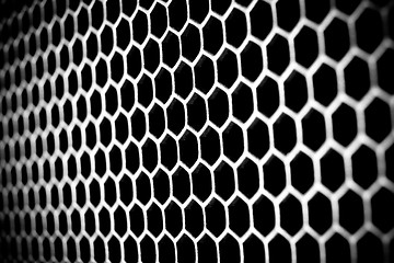 Image showing abstract metallic grid