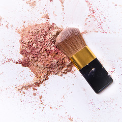 Image showing crushed eyeshadow