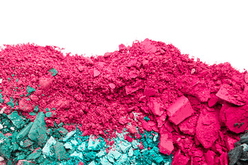 Image showing crushed eyeshadows