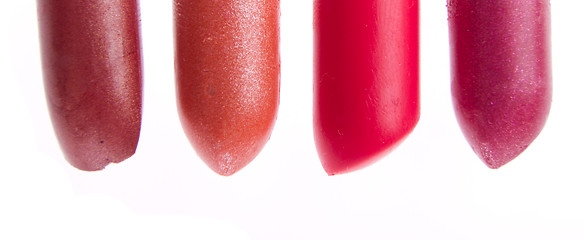 Image showing scraps of lipstick