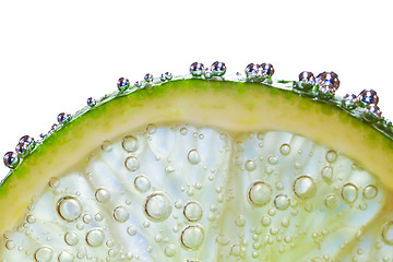 Image showing lime with bubbles