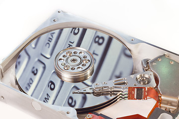 Image showing hard drive internals