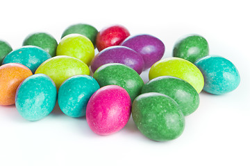 Image showing easter eggs isolated