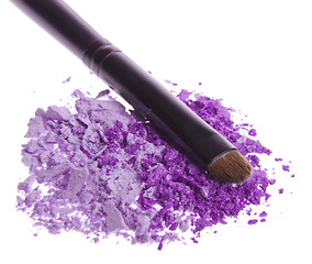 Image showing crushed eyeshadows