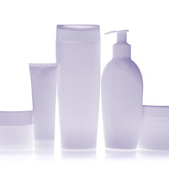 Image showing cosmetic bottles