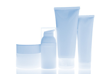 Image showing cosmetic bottles