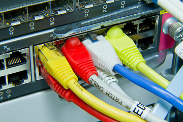 Image showing ethernet cables