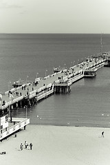 Image showing wooden pier