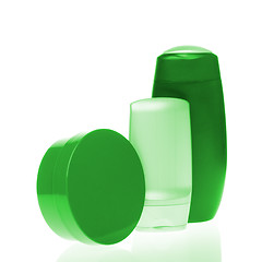 Image showing cosmetic bottles