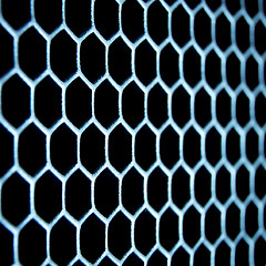 Image showing abstract metallic grid