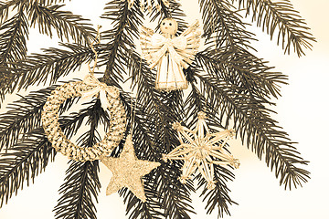 Image showing decorated Christmas tree 