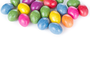 Image showing easter eggs isolated