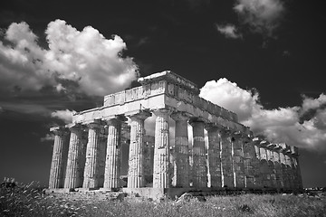 Image showing Greek temple in Selinunte