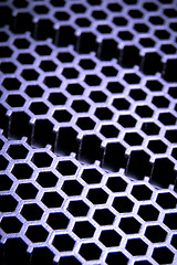 Image showing abstract metallic grid