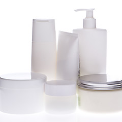 Image showing cosmetic bottles