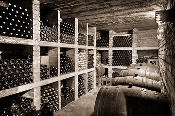 Image showing wine cellar