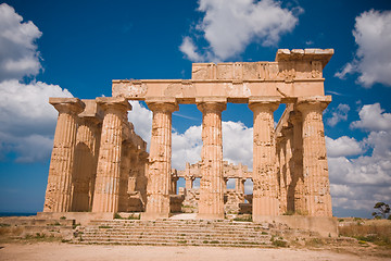 Image showing Greek temple in Selinunte