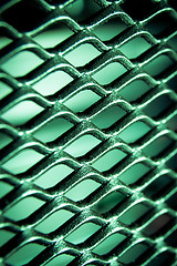 Image showing abstract metallic grid