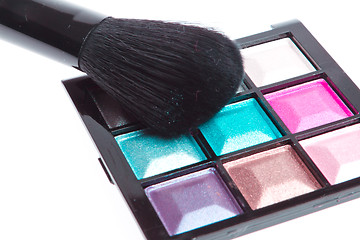 Image showing compact eyeshadows