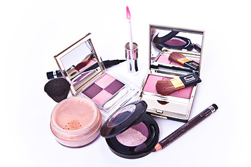 Image showing makeup collection