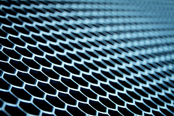 Image showing abstract metallic grid