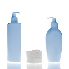 Image showing cosmetic bottles