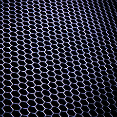 Image showing abstract metallic grid