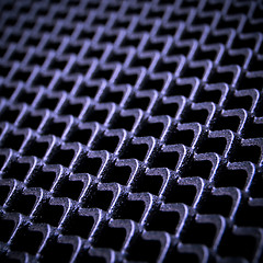 Image showing abstract metallic grid