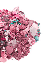 Image showing crushed eyeshadows