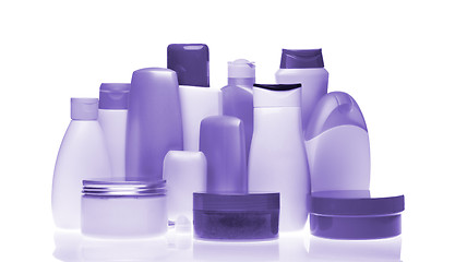 Image showing cosmetic bottles