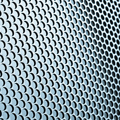 Image showing abstract metallic grid