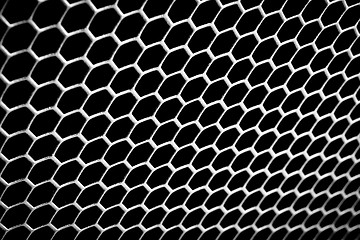 Image showing abstract metallic grid