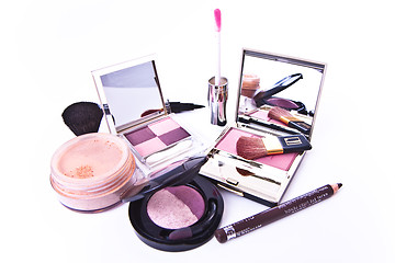 Image showing makeup collection